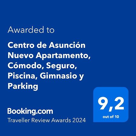 Centro De Asuncion Nuevo Apartamento, Comodo, Seguro, Piscina, Gimnasio Y Parking Eksteriør bilde